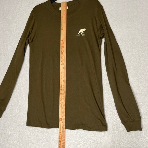 Simply Southern Olive Long Sleeve with Elephant Design - Picture 7 of 12